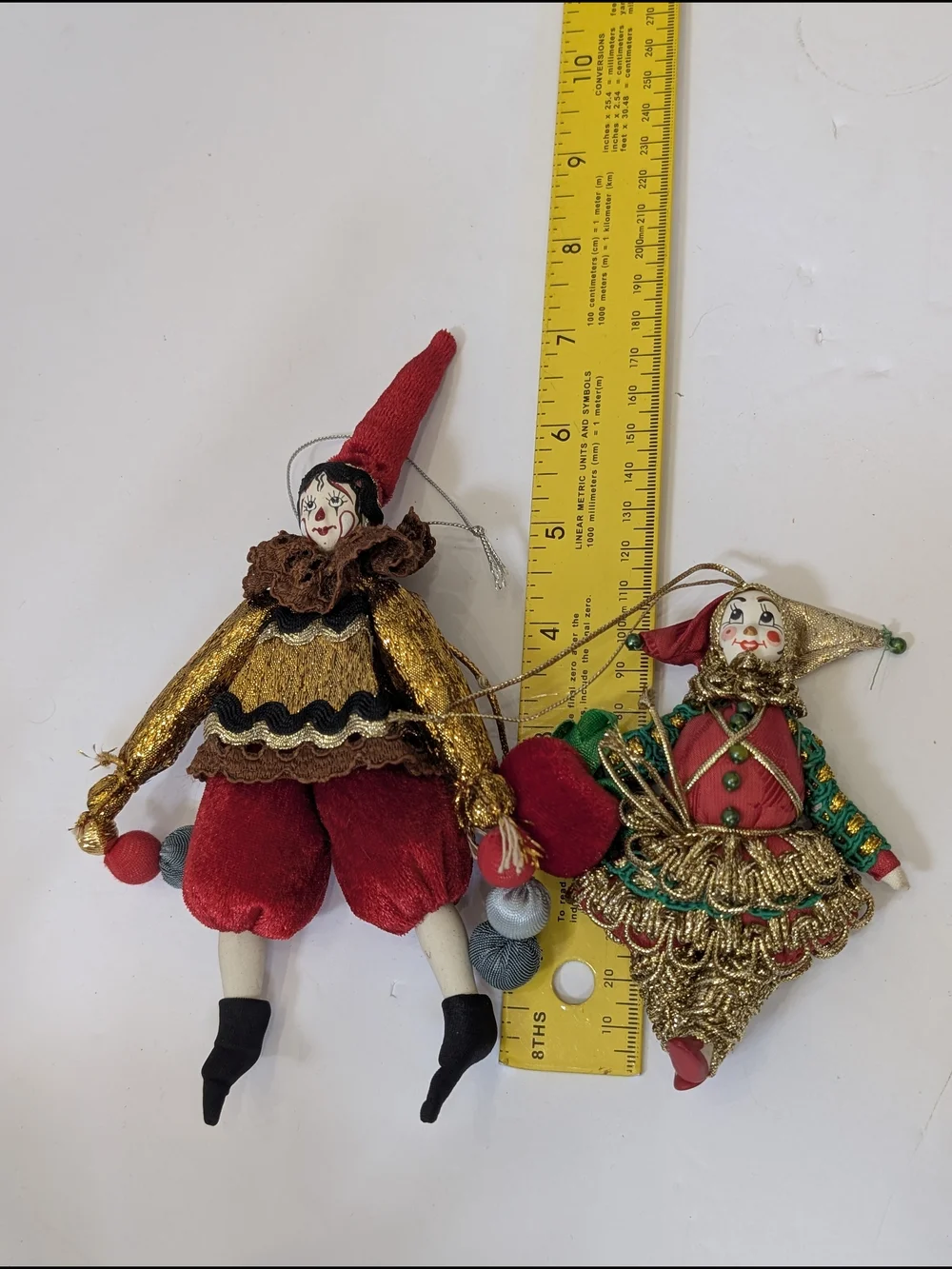 Handcrafted Jester Hanging OrnamentS